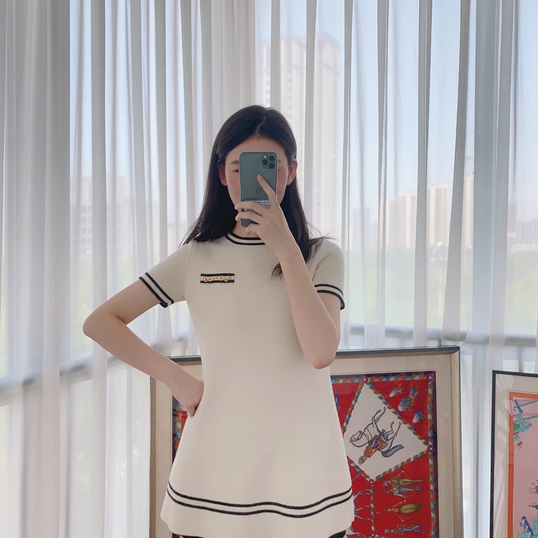 95新 GUCCI/古驰 麦殿/羊绒连衣裙S码白色/250511YYWHC04