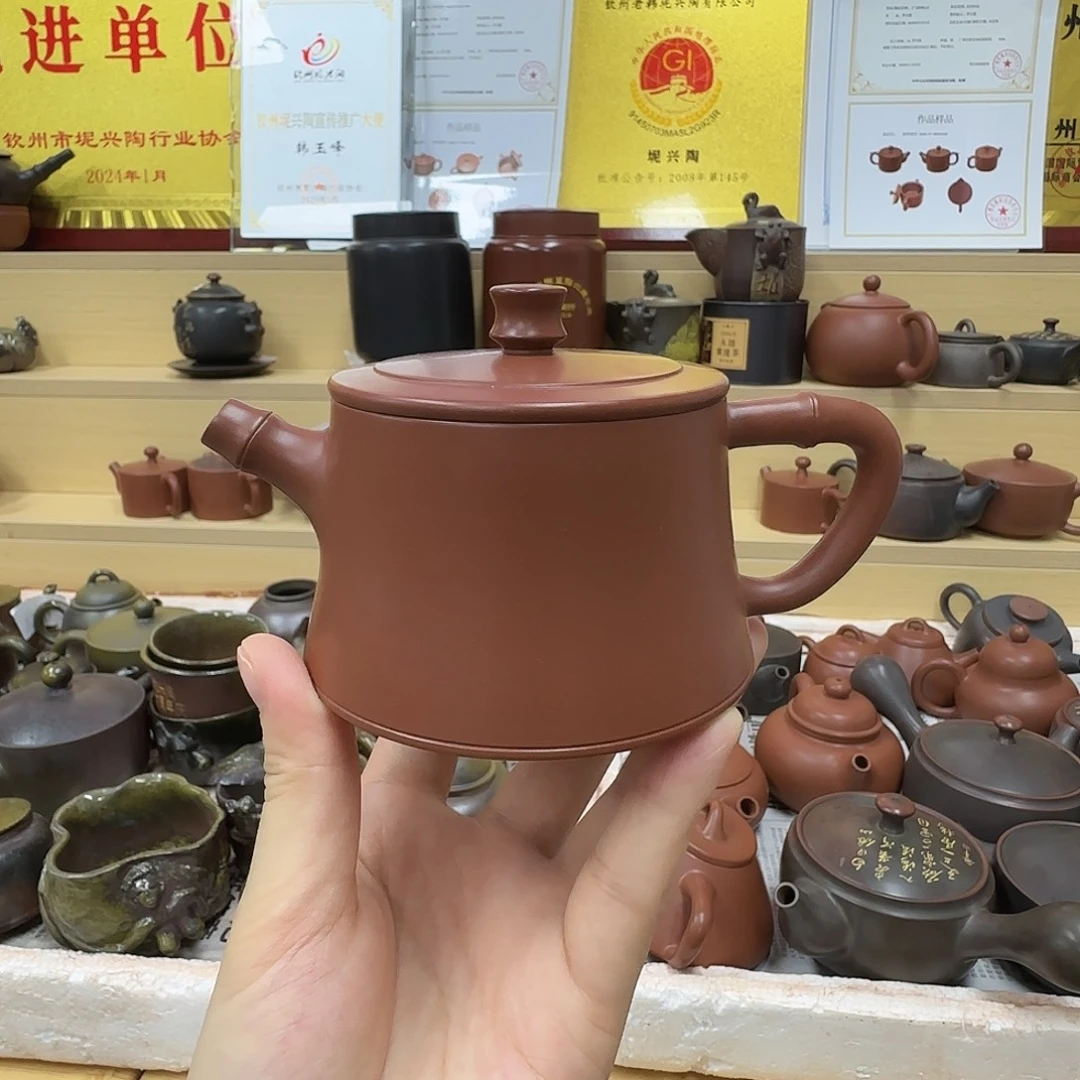 壶老韩坭兴陶 云柱壶188cc