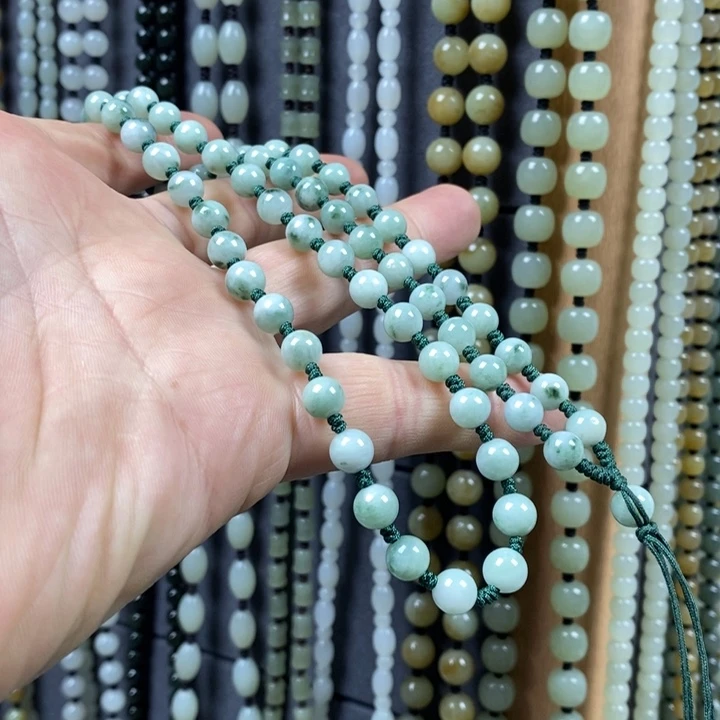 翡翠项链未镶嵌夜*逃翡翠项链