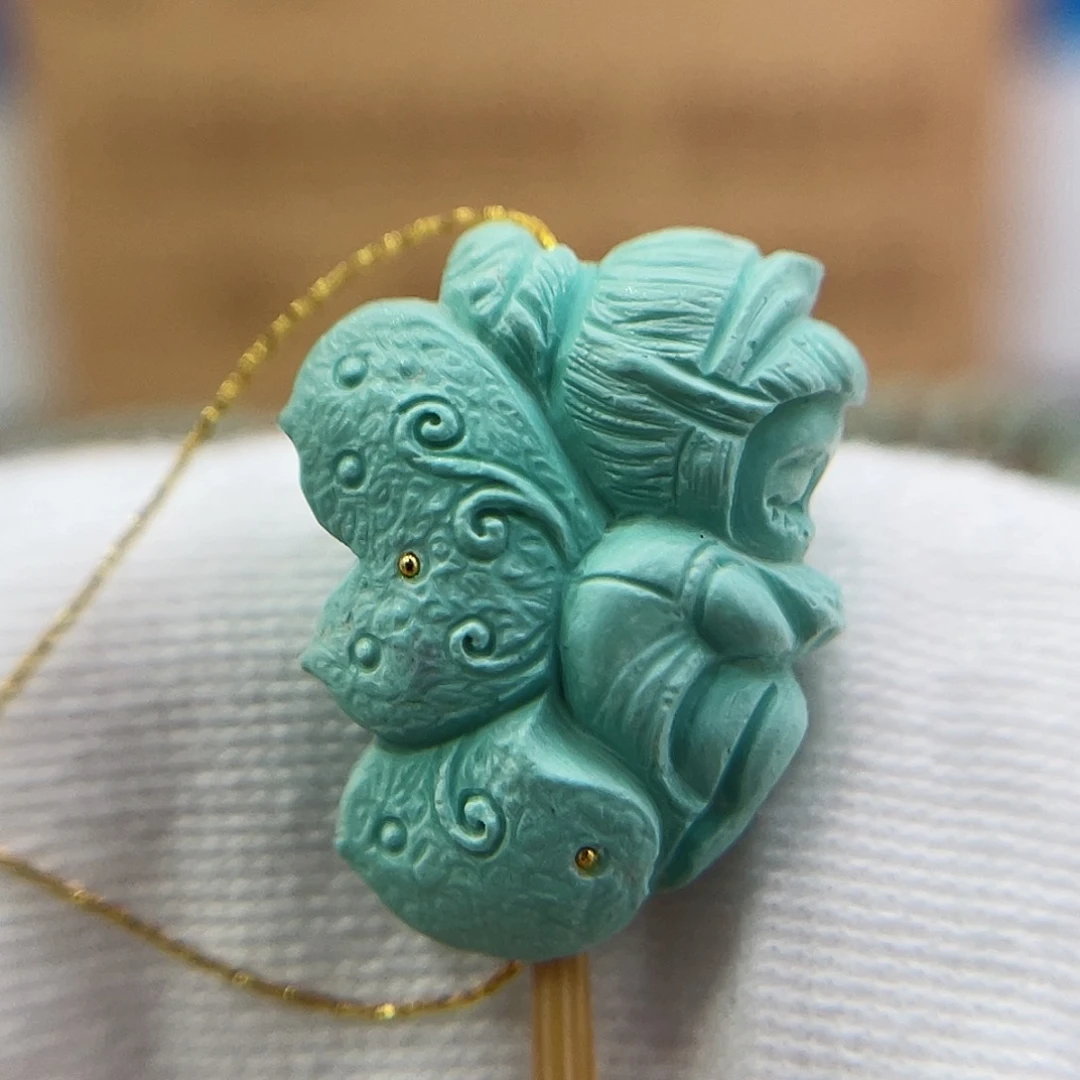 未镶嵌绿松石珠宝奇石