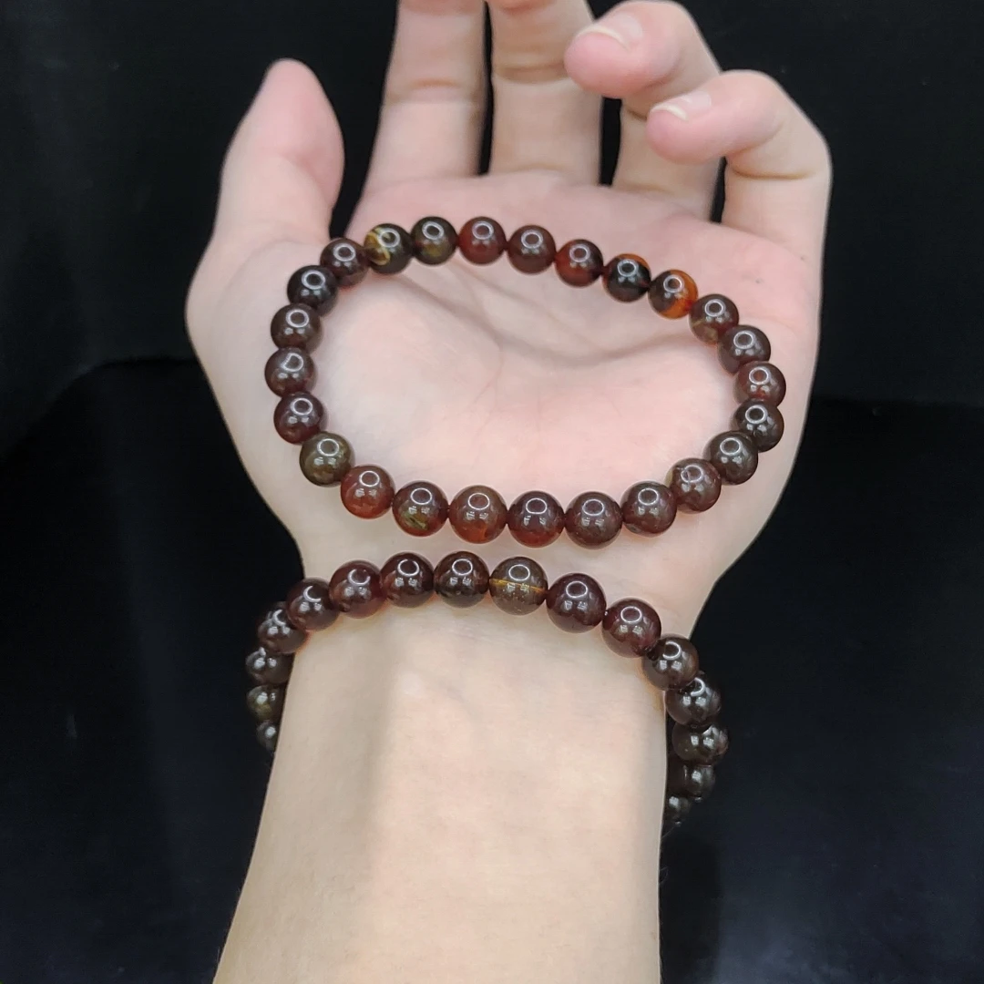 【李想精选】紫罗兰琥珀单圈手串GS【多样性发其一】约7mm+