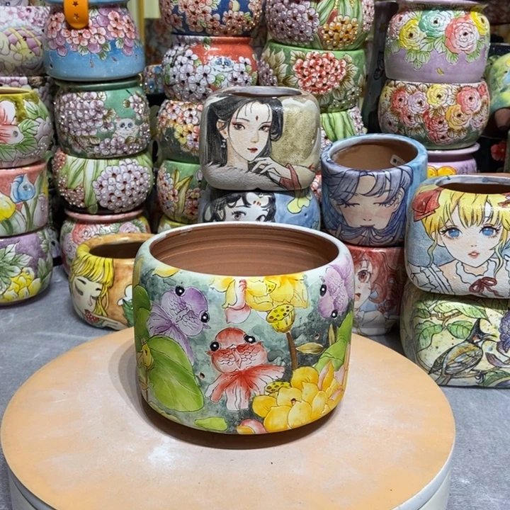 景德镇艺术手绘作品