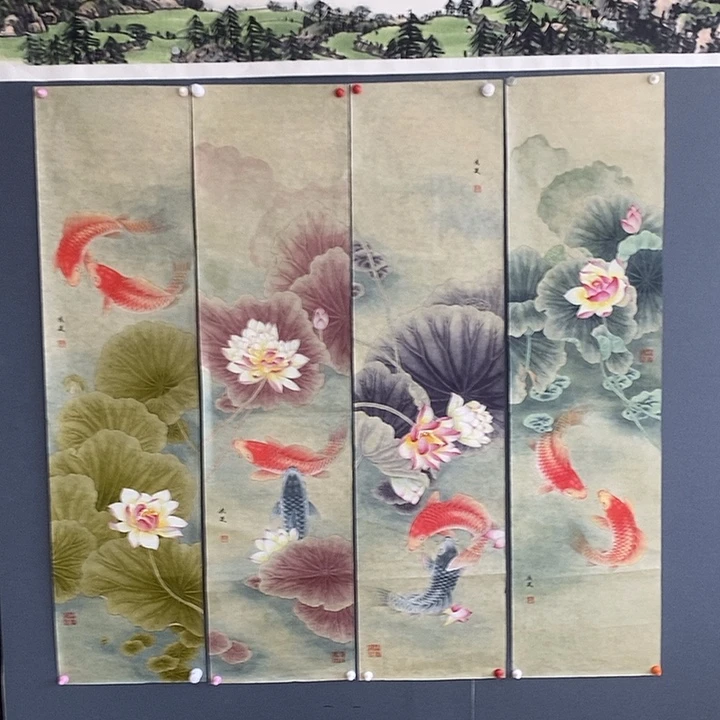 国画34/138陈秀英手绘画芯