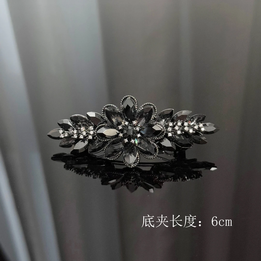 BAOSHATI/宝莎缇F-1359满钻轻奢高级感弹簧夹