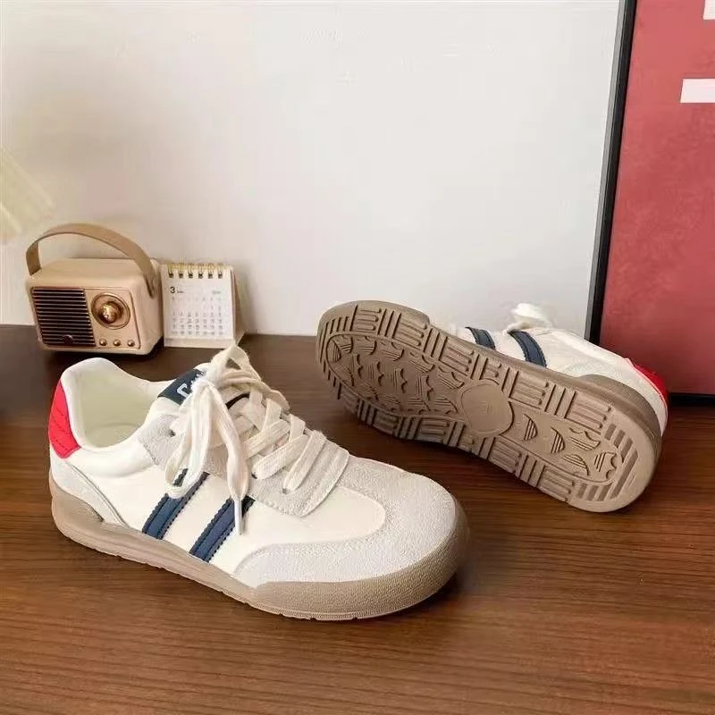 复古厚底运动鞋透气网鞋ins夏季休闲鞋超薄舒服一脚蹬增高鞋