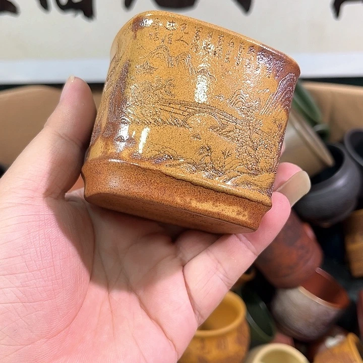 茶杯紫砂全手工紫砂主人杯