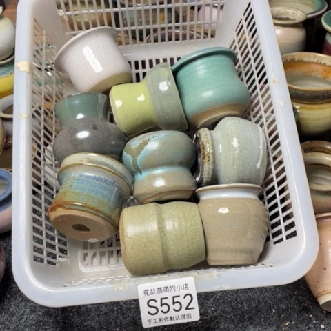 紫砂花盆微瑕552口径4.5左右