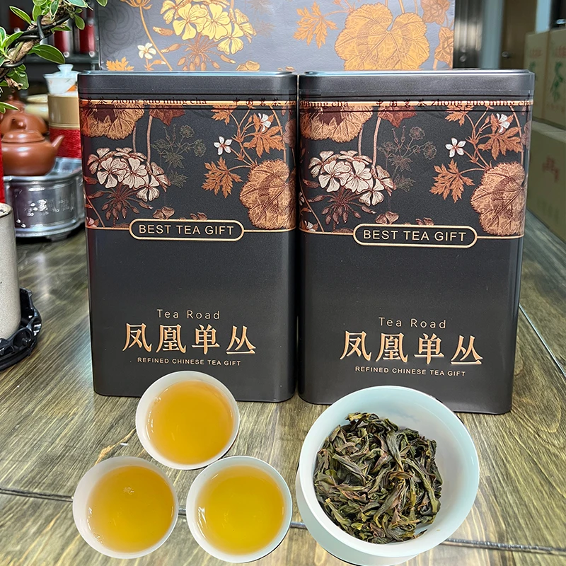 高山凤凰单枞乌龙茶鸭屎香潮州单丛茶叶2024春茶银花香礼盒装