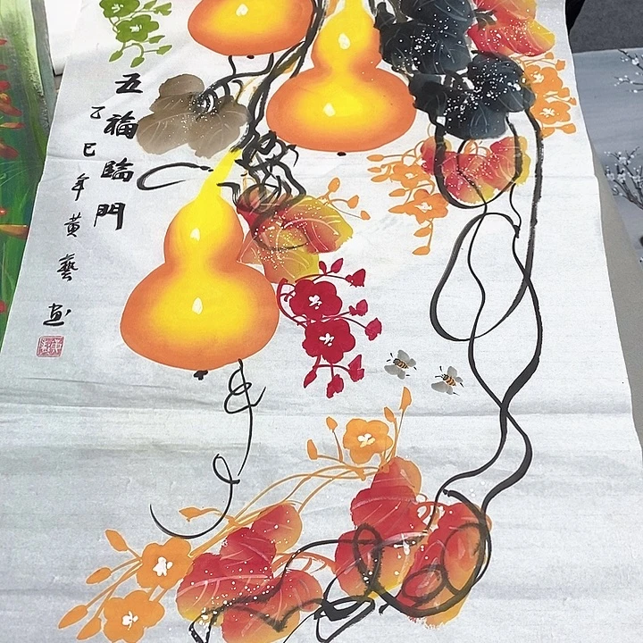国画国画作品手绘