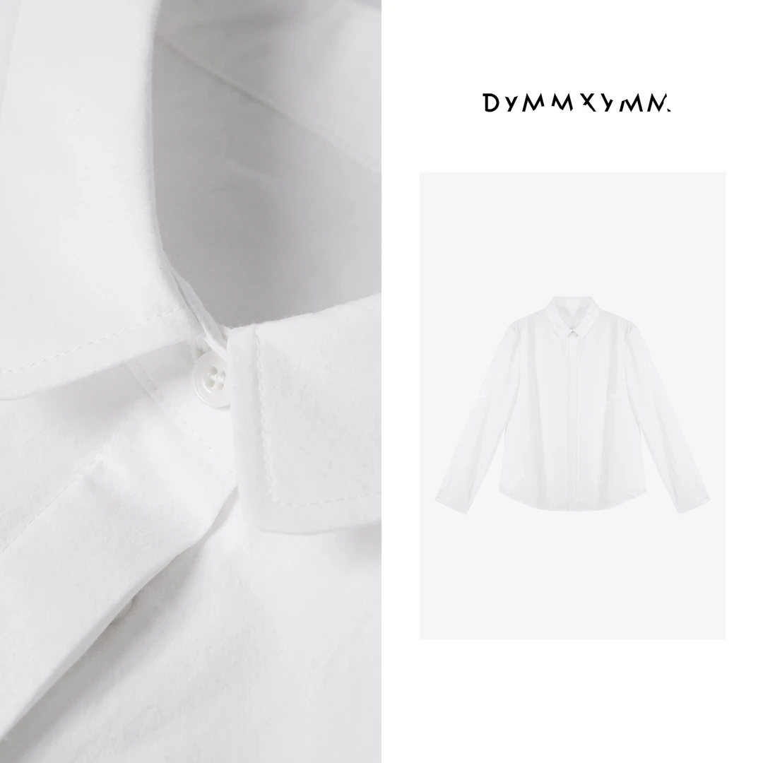 【DYMMXYMM】-秋款极简风高级感白色衬衫-5SSP8612