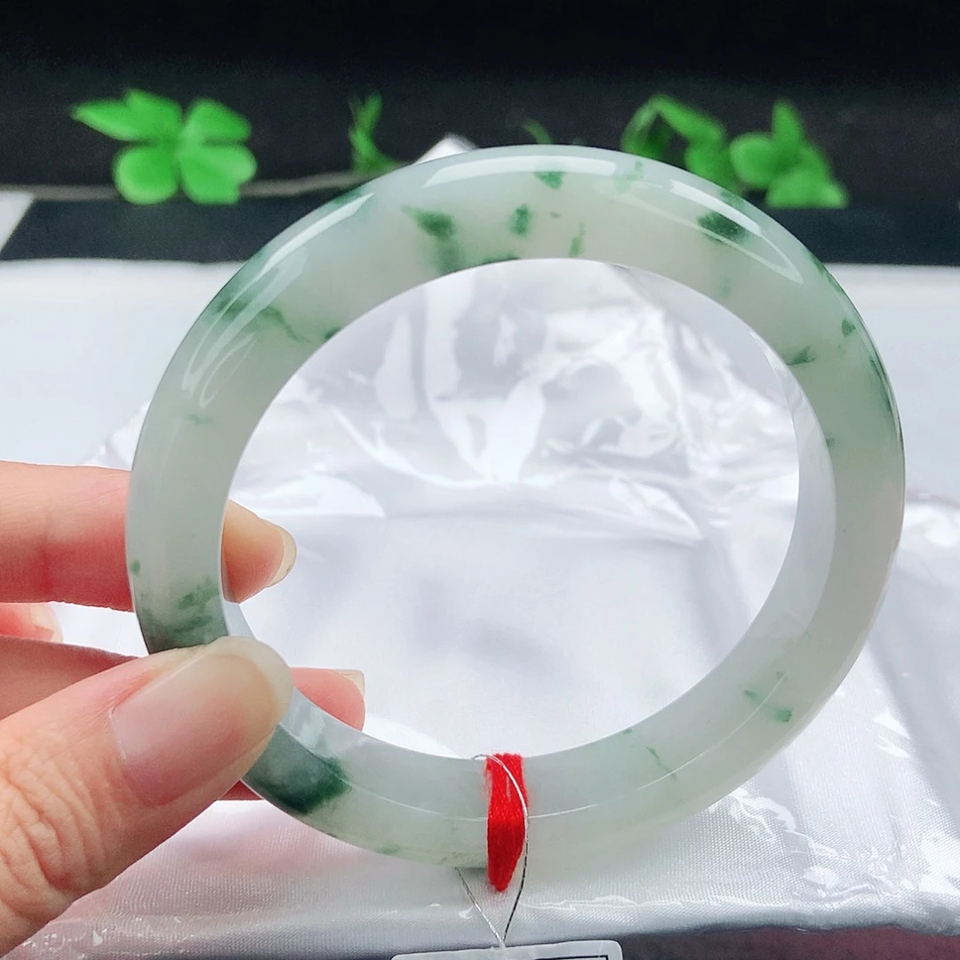 未镶嵌手镯翡翠62圈