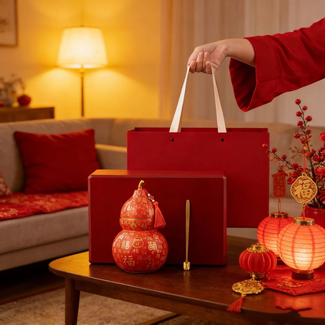 【顺丰发货/拍10送茶具】福禄红色陶瓷武夷山金骏眉红茶花香250克