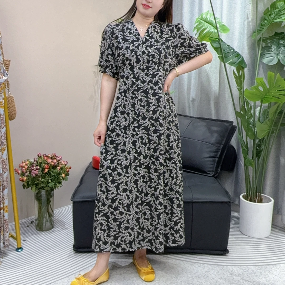 【连衣裙合集】棉绸气质连衣裙女夏季显瘦时尚人造棉长裙