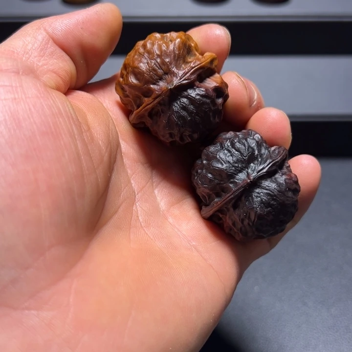 文玩核桃把件B水晶元宝38 mm