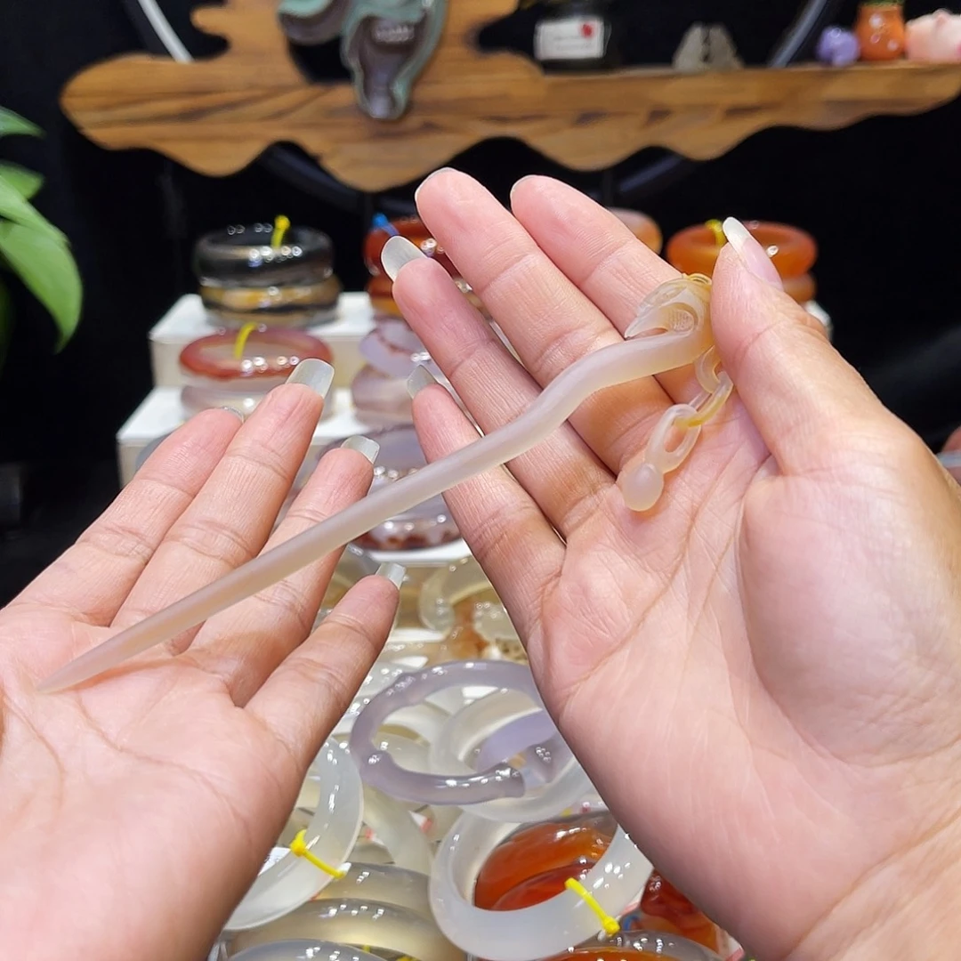 四***溜玛瑙/玉髓未镶嵌手镯