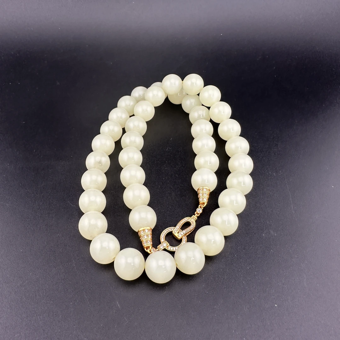 BY1126FSYN标88 北玉精选 和田玉项链 多样性发货