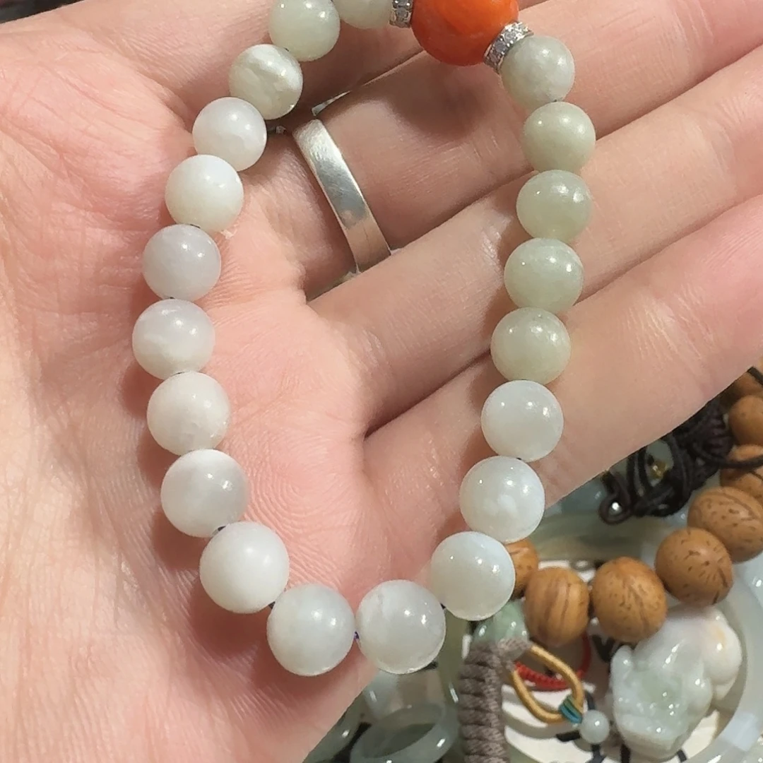 翡翠未镶嵌颈饰手串