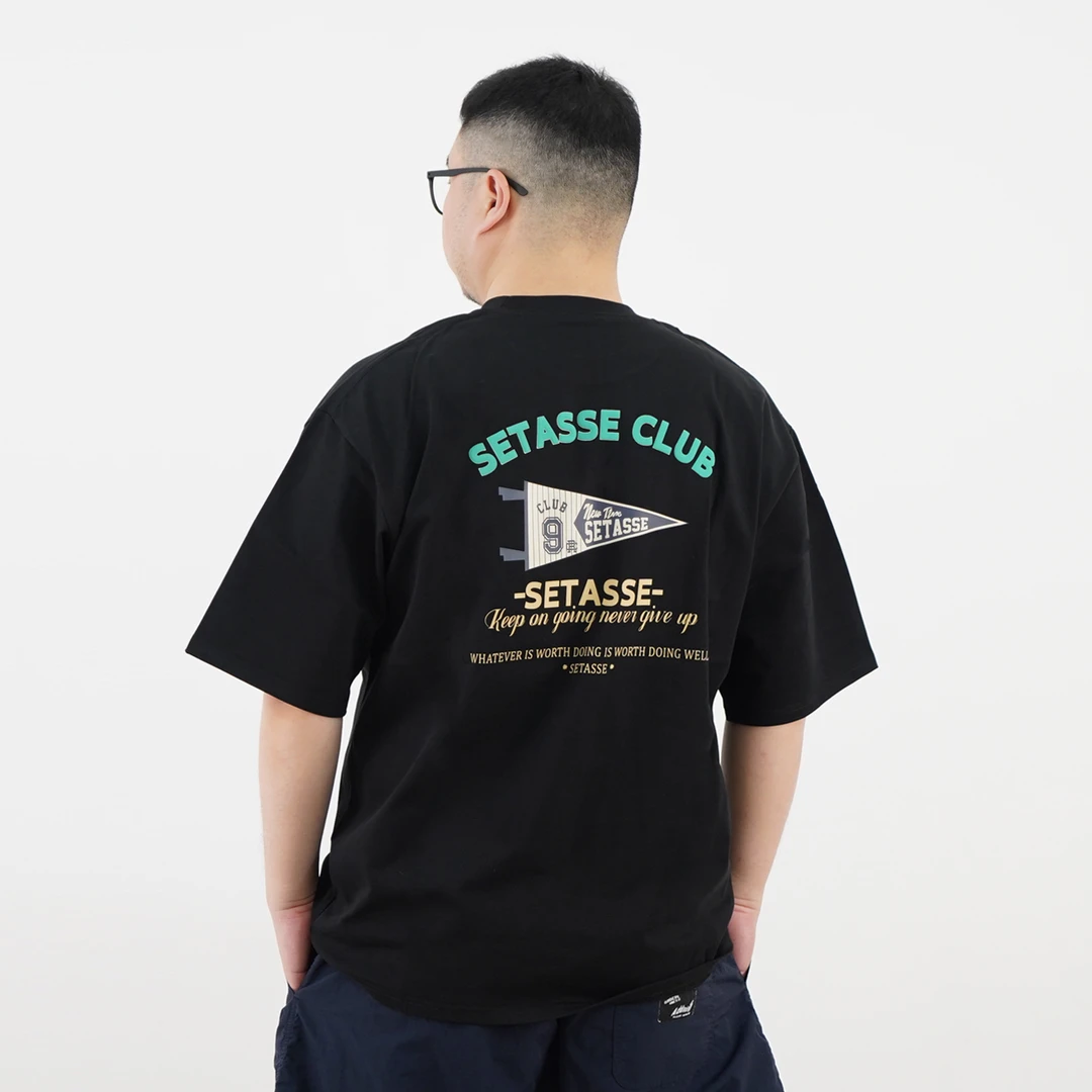 纯棉全棉。男士短袖双面印花T恤衫宽松休闲25夏季新品ST-3158