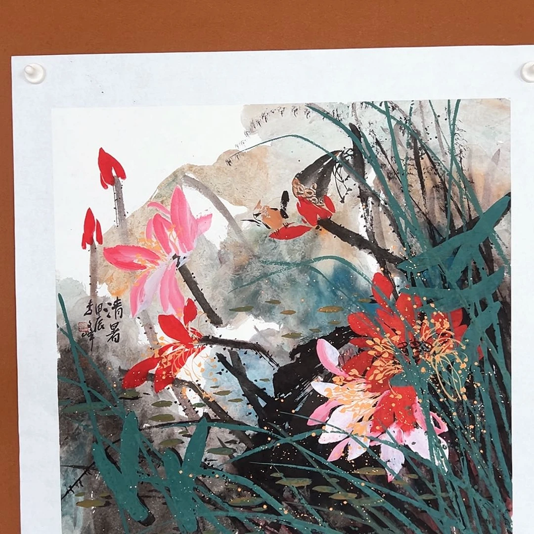 国画李文峰的画作