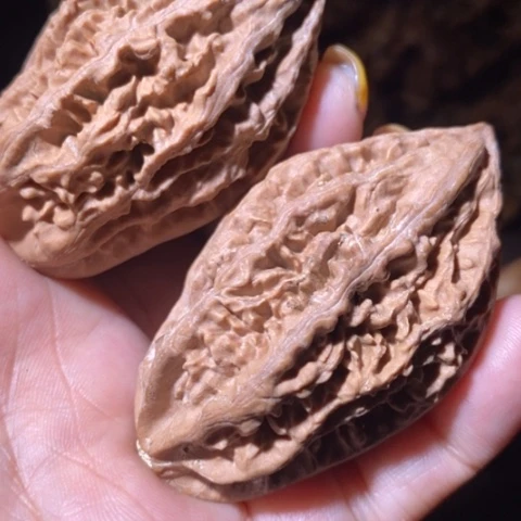 文玩核桃把件东北野生楸子小美87