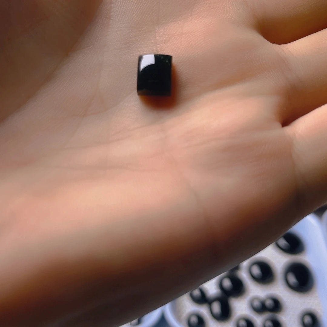 翡翠戒指未镶嵌天然翡翠墨翠裸石