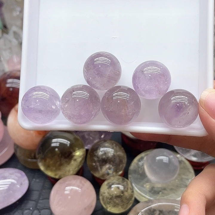 珠宝半成品水晶未镶嵌78紫水晶单株卡2.2mm