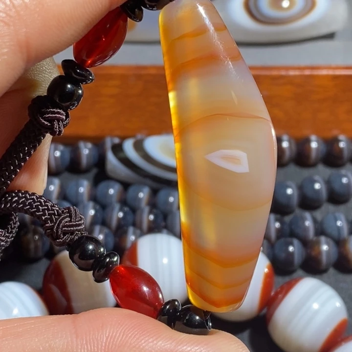 玛瑙/玉髓未镶嵌项链