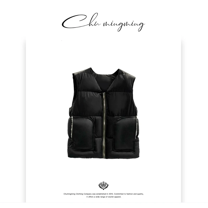 【CHU/2025SSNEW】原创设计无袖羽绒马甲RO9012