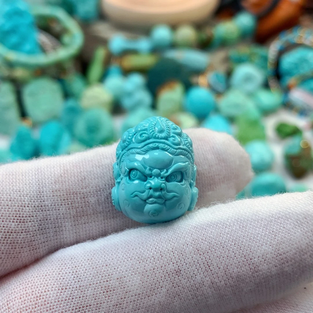 未镶嵌绿松石珠宝半成品