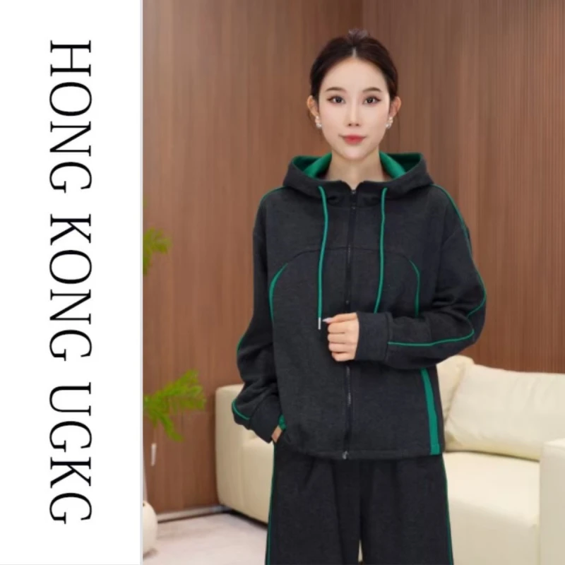 UGKG运动套装2025新款女秋贵夫人品牌卫衣三件套WW-73253ZH084