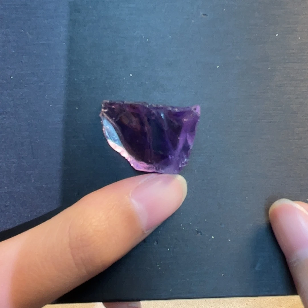 水晶手串未镶嵌巴西高品紫水晶原石 72号
