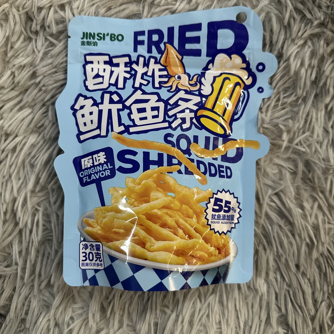 英伦风情酥炸鱿鱼条（原味）