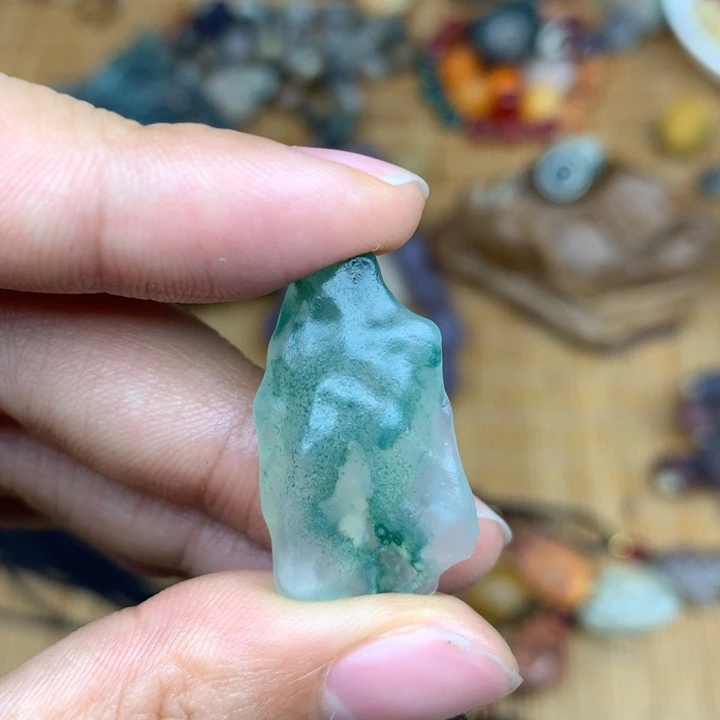 玛瑙/玉髓珠宝半成品未镶嵌五**果125