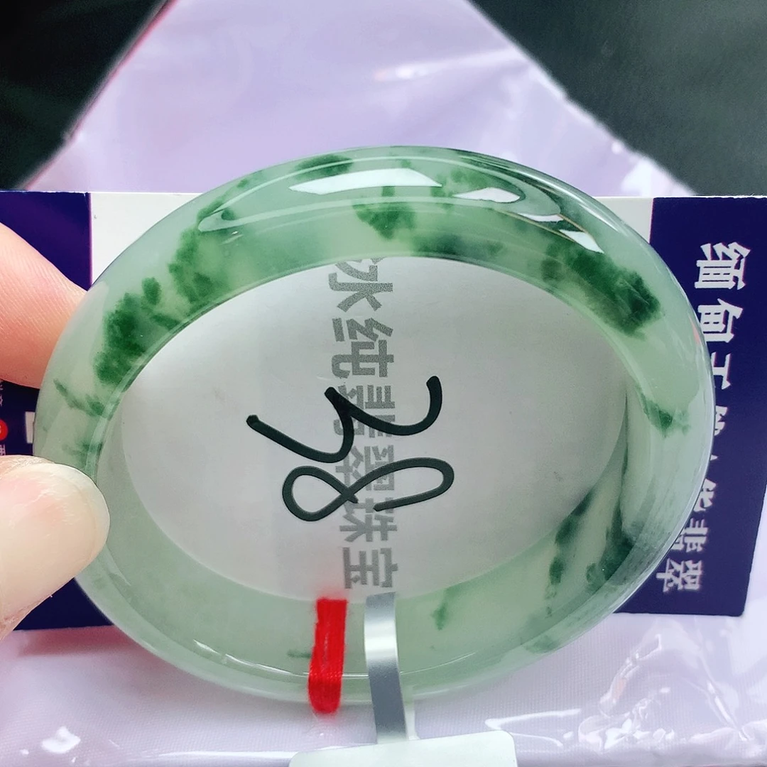 【闪购商品】未镶嵌手镯翡翠缅甸天然a货翡翠56.8贵