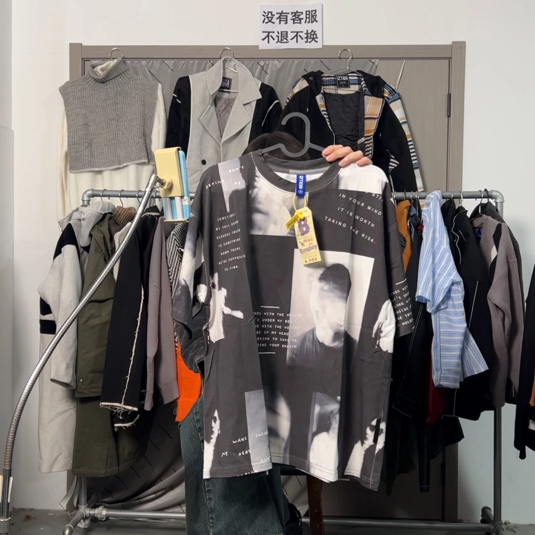 潮流时尚印花短袖m码