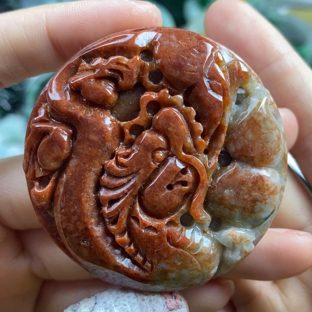 翡翠颈饰未镶嵌吊坠