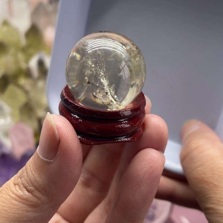 未镶嵌珠宝半成品水晶35号26mm