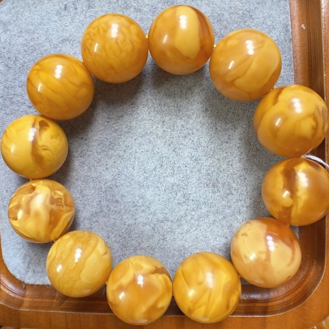 蜜蜡手串未镶嵌蜜蜡手串