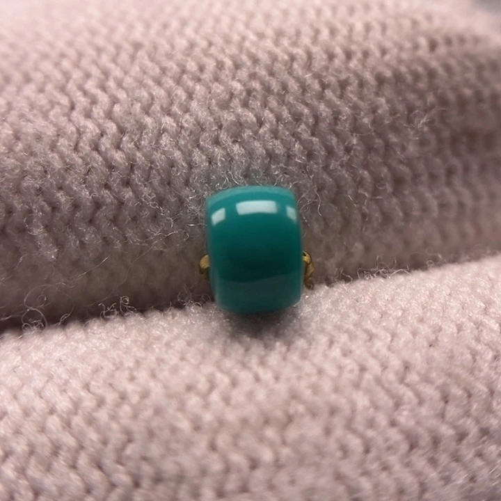 未镶嵌绿松石珠宝奇石直切5.4mm福利款AA625