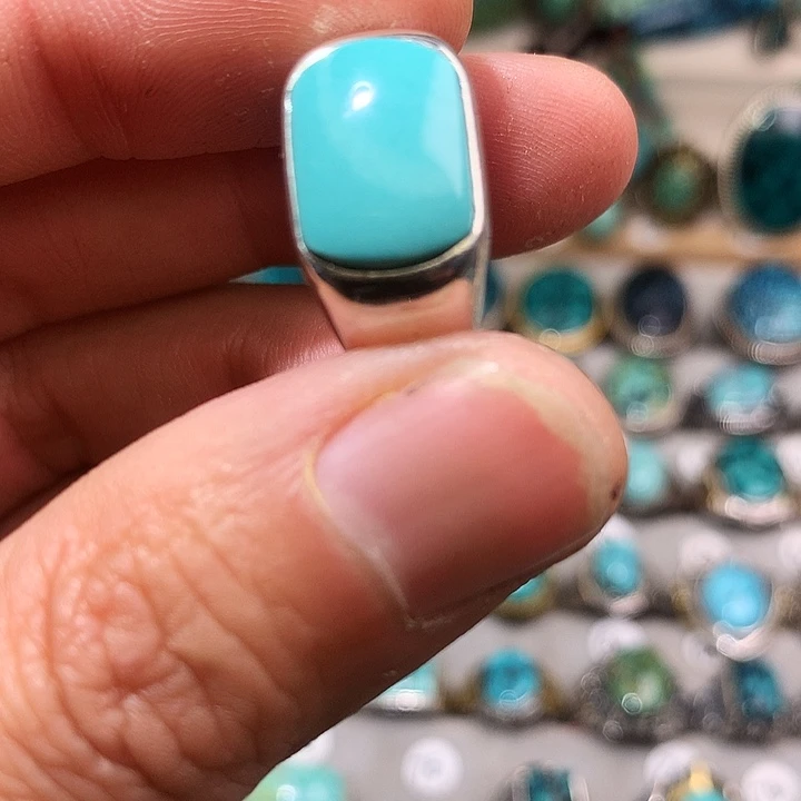 绿松石挂件银S925镶嵌O***r