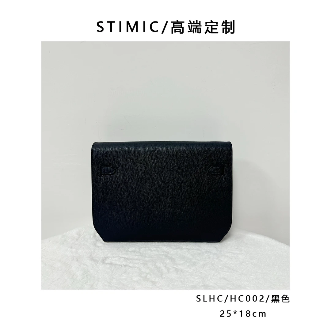 SLHC/HC002/黑色高端订制手工蜡线女士时尚单肩轻奢斜挎包QC002