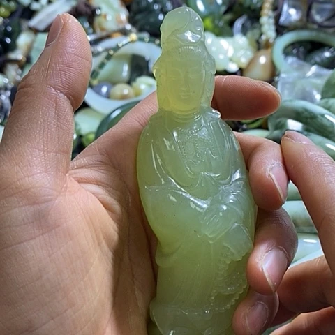 岫玉摆件未镶嵌一个