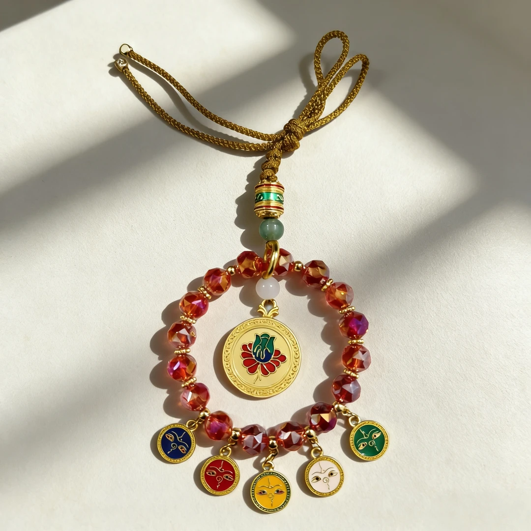 福禄琉璃扎基拉姆挂件 精品挂件 无礼盒-S 1688