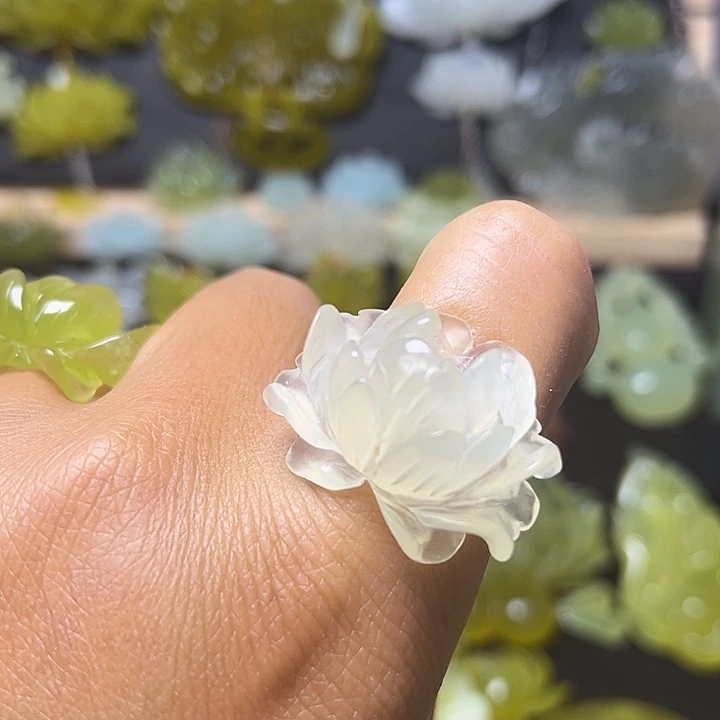 未镶嵌蛇纹石玉发饰