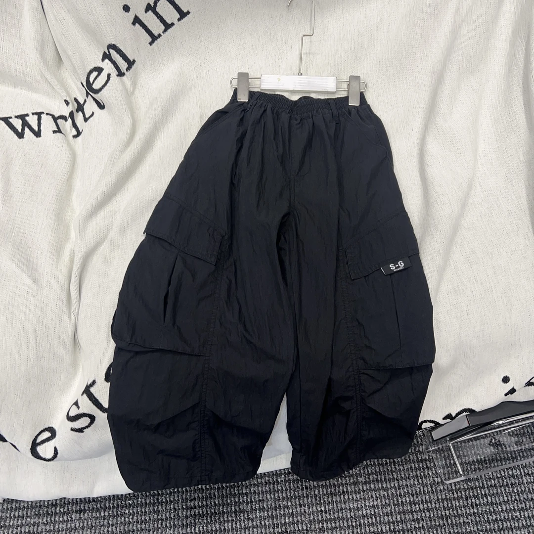 KM PERSONALITY 2025 新款 夏季儿童休闲薄长裤 8152