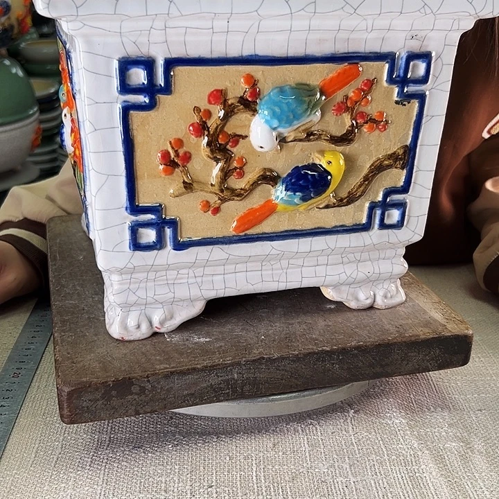 泳坤堂石湾花盆陶瓷