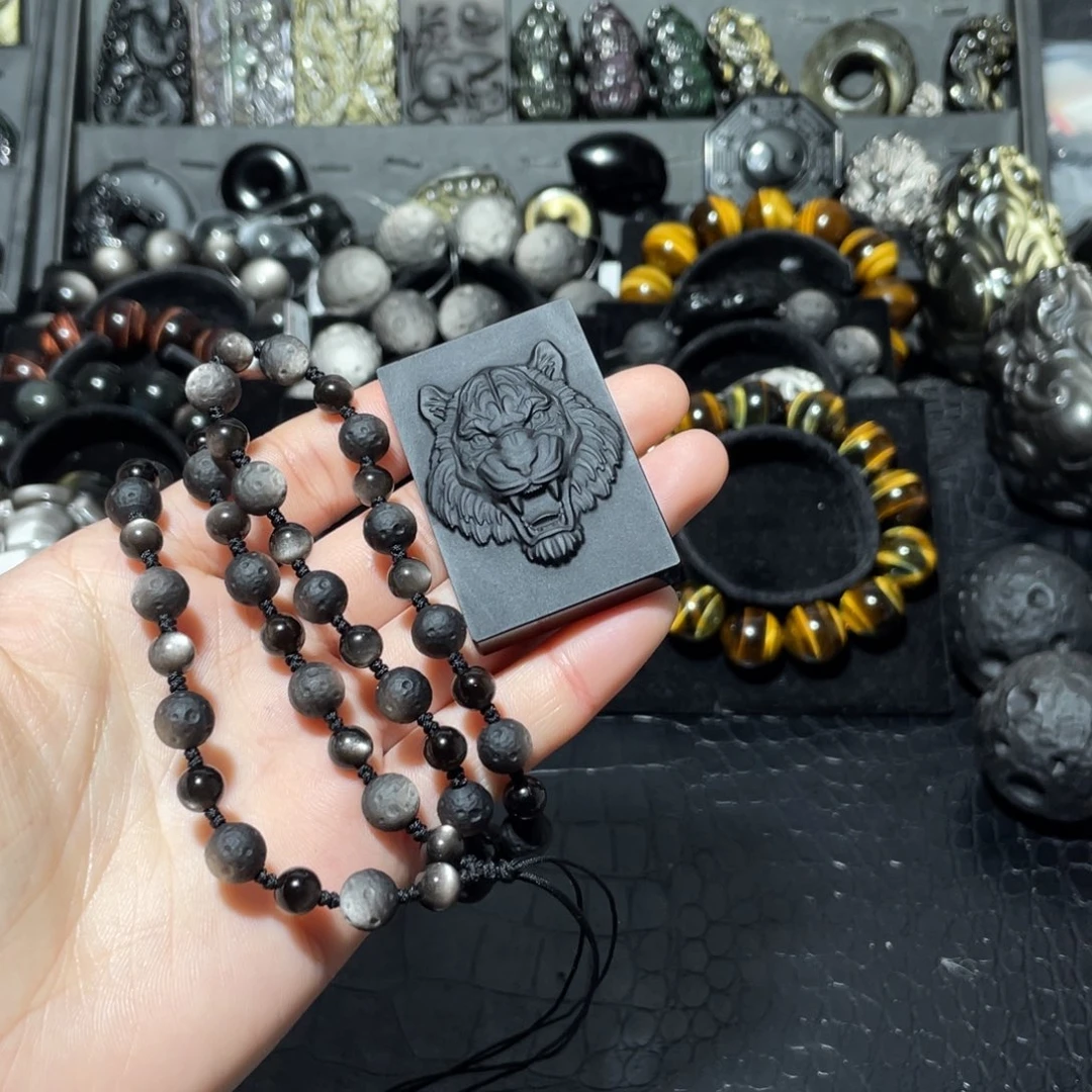 T***。定制黑曜岩未镶嵌