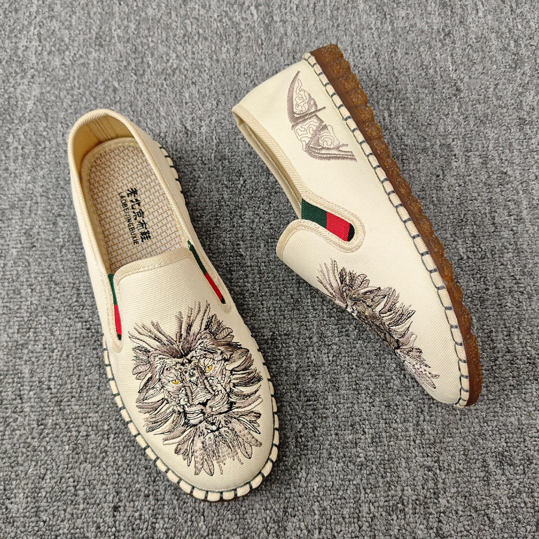 老北京布鞋男款耐磨舒适开车软底牛筋底百搭轻便防臭春秋夏季休闲