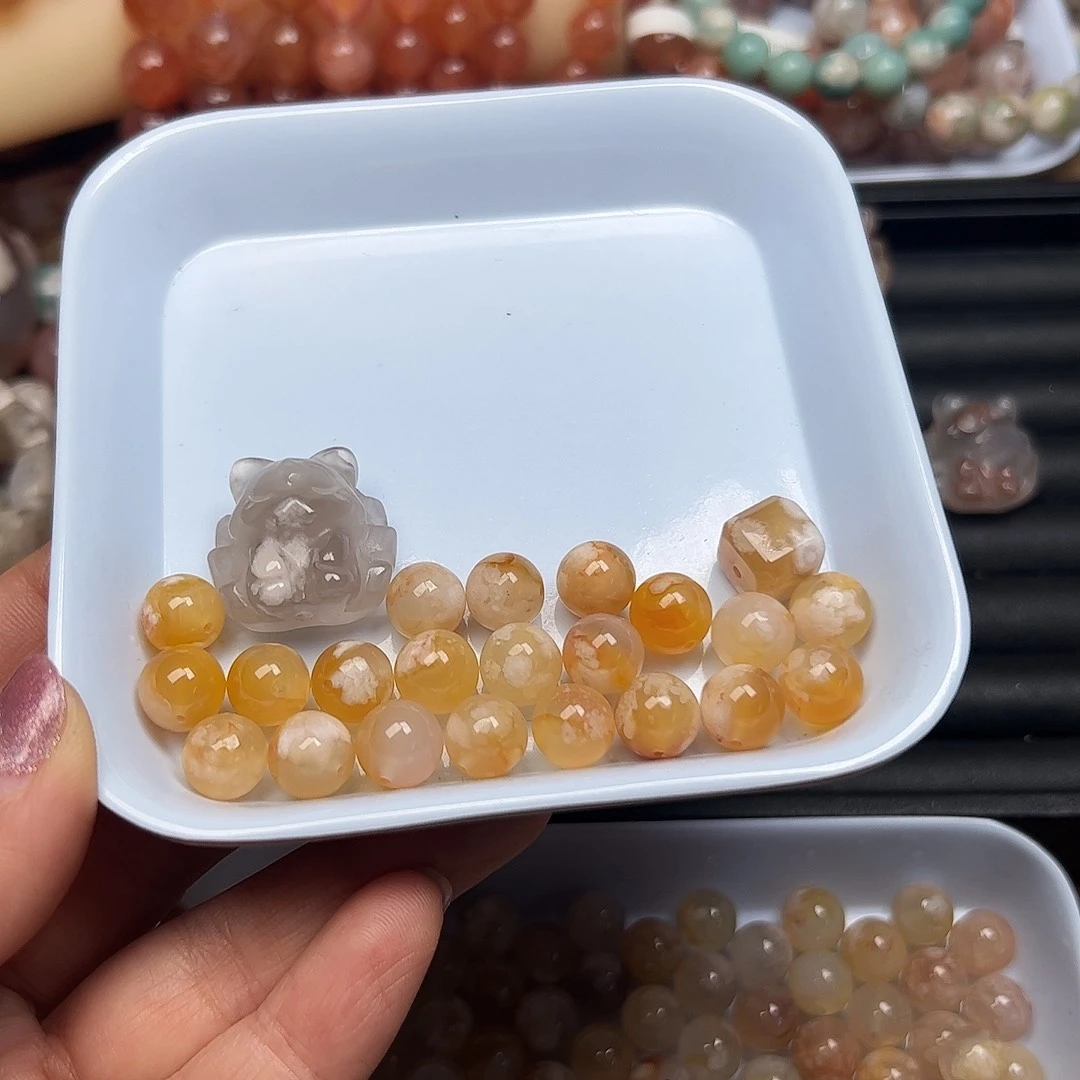 玛瑙/玉髓珠宝半成品未镶嵌无**处