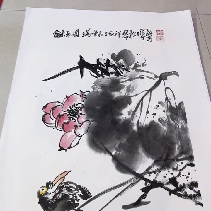 国画张圣敏先生纯手绘作品